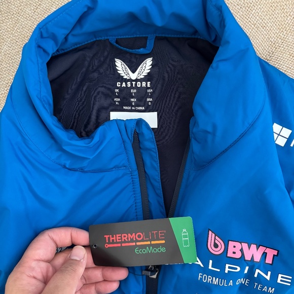 Alpine F1 2025 Official Team Lightweight Hybrid Blue Gilet Jacket Vest - Picture 2 of 3